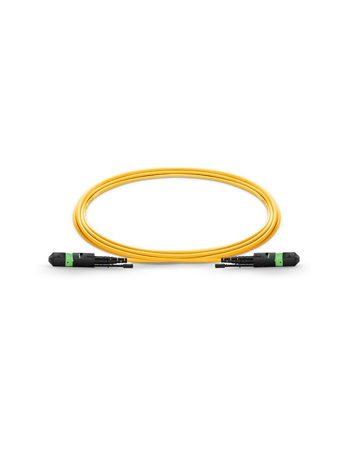 MTP to MTP Female, OS2 LSZH Type A, 12 Fibers Elite HD Trunk Cable, 1m