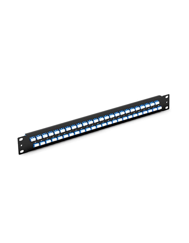 48x LC Duplex, 96 Fibers OS2 Single Mode FHU 1U 19'' Fiber Patch Panel