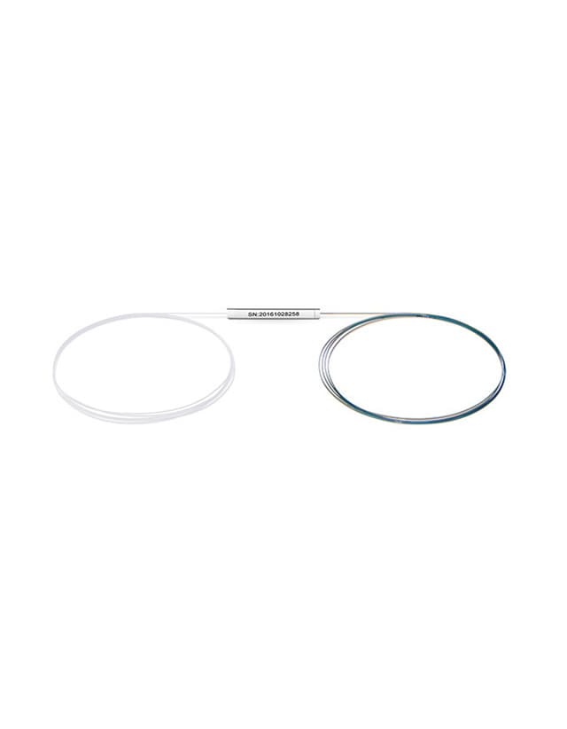 1x4 PLC Fiber Splitter, Steel Tube, Bare Fiber 250μm, No Connector, Singlemode