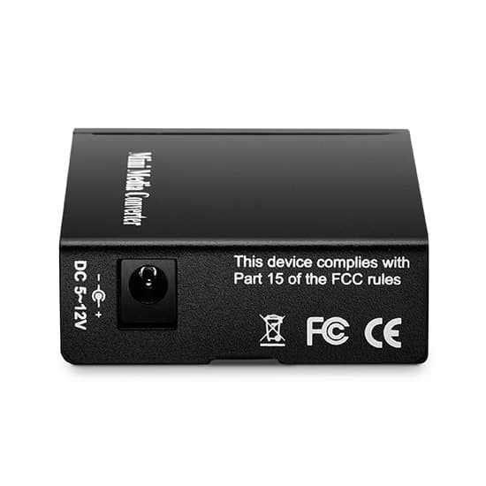 Mini Gigabit Ethernet Media Converter, 1x 10/100/1000Base-T RJ45 to 1x 1000Base-X SC/FC/ST, Dual Fiber, 1310nm 10Km