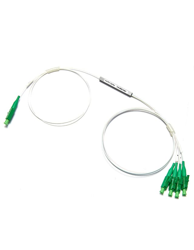 1x4 PLC Fiber Splitter, Mini Module, 900μm, LC/APC, Singlemode