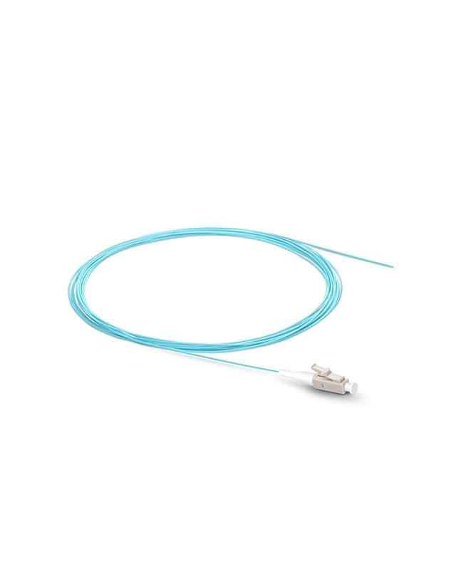LC UPC Simplex OM3 PVC 0.9mm Pigtail, 1m